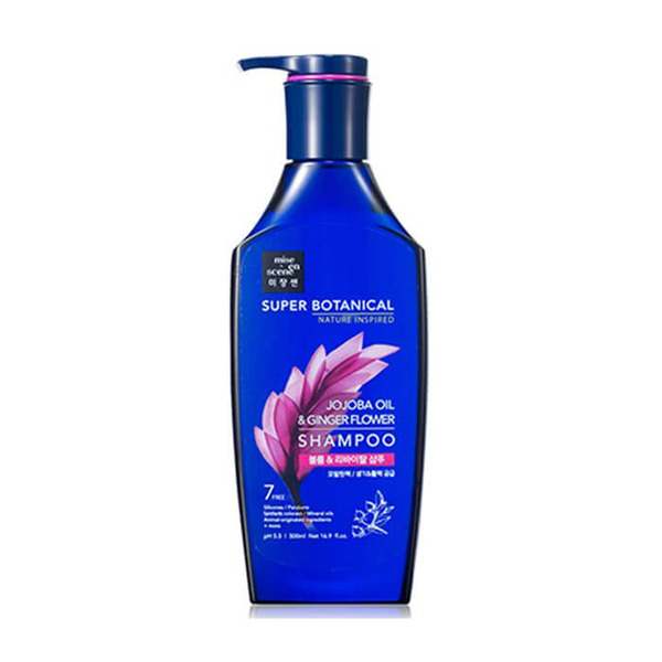 Восстанавливающий шампунь для волос с маслом жожоба Super Botanical Volume & Revital Shampoo, MISE EN SCENE   500 мл