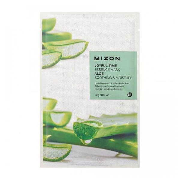 Тканевая маска для лица с экстрактом сока алоэ Joyful Time Essence Mask Aloe, MIZON   23 мл
