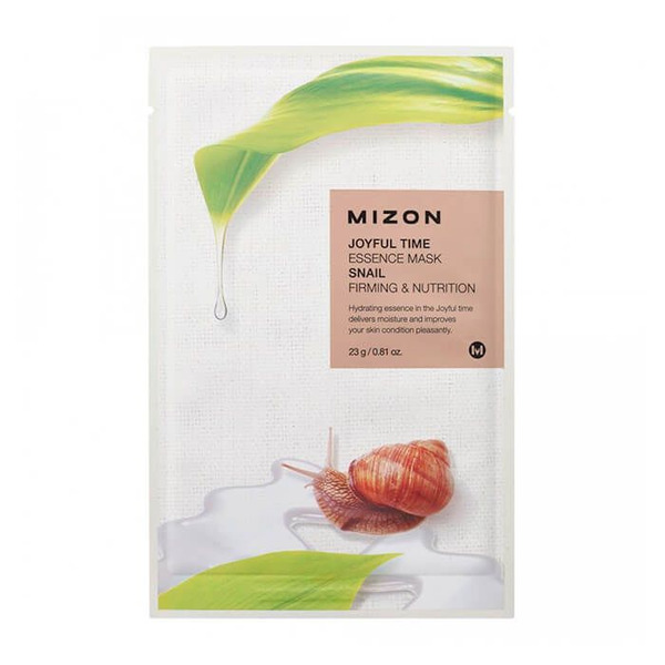 Тканевая маска для лица с экстрактом улиточного муцина Joyful Time Essence Mask Snail, MIZON   23 мл