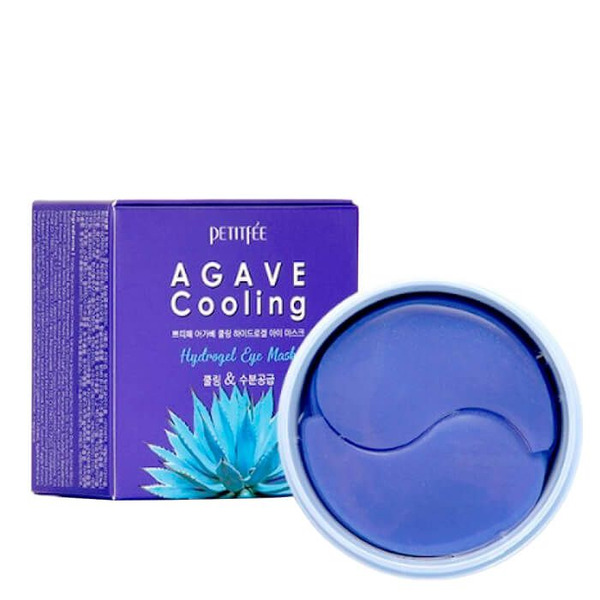 Охлаждающие гидрогелевые патчи с экстрактом агавы Agave Cooling Hydrogel Eye Patch, PETITFEE   60 шт