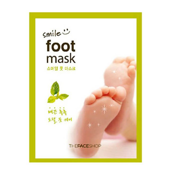 Увлажняющая маска для ухода за ногами в форме носочков Smile Foot Mask, THE FACE SHOP   18 мл