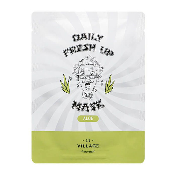 Увлажняющая тканевая маска для лица с экстрактом алоэ Daily Fresh up Mask Aloe, VILLAGE 11 FACTORY   20 мл