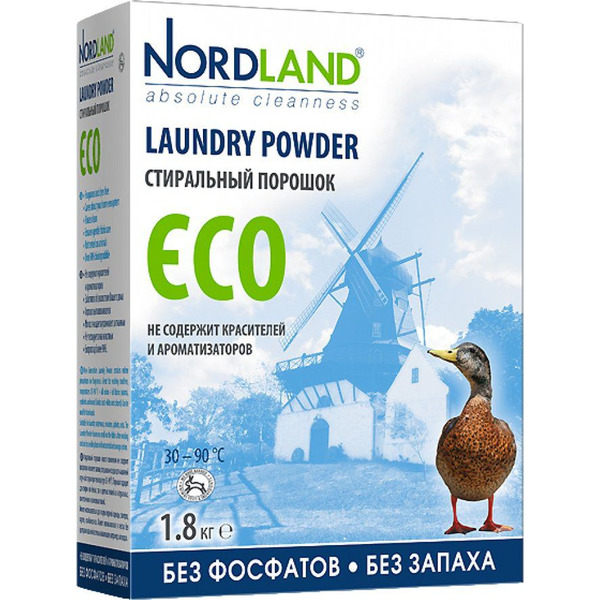 Стиральный порошок Eco, NORDLAND 1800 г