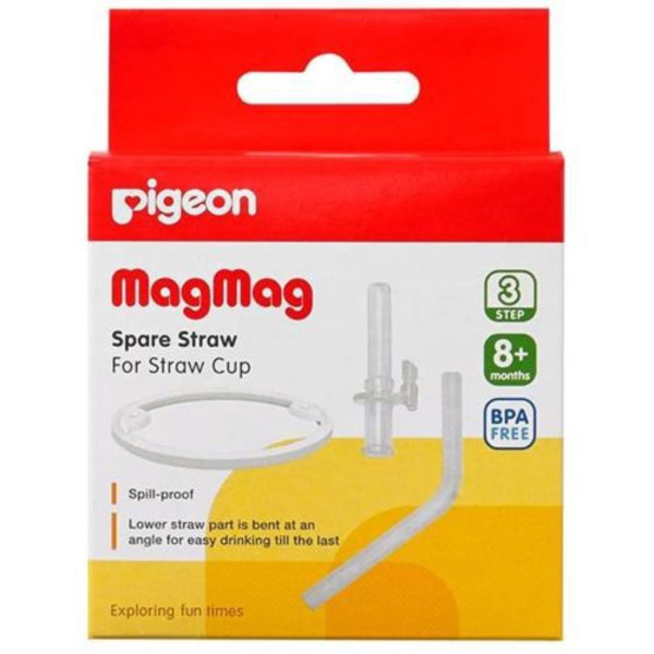 Запасной комплект для поильника трубочка + кольцо MagMag, PIGEON  1 уп