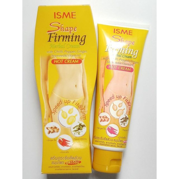 Разогревающий растительный крем для упругости кожи тела Shape Firming Herbal Cream, ISME  120 г