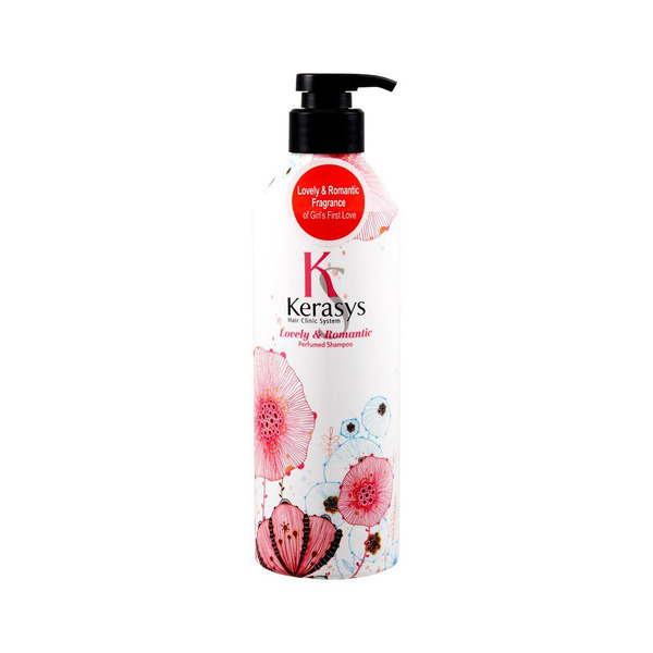 Шампунь для поврежденных волос Романтик Lovely & Romantic Parfumed Shampoo, KERASYS   400 мл