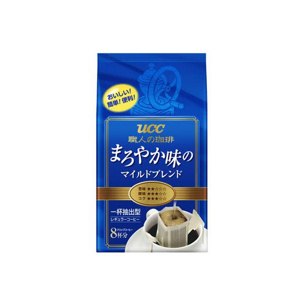 Японский растворимый кофе Ориджинал, UCC (средней степени обжарки, дрип-пакеты, 8 шт. по 7 г)