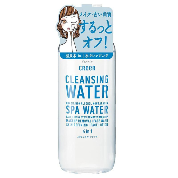 Мицеллярная вода для удаления макияжа 4 в 1 Creer Cleansing Water, KRACIE  330 мл