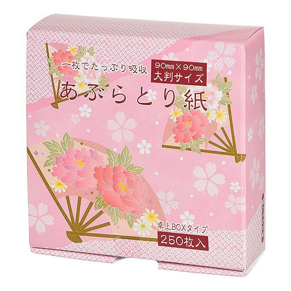 Салфетки матирующие для лица (90 мм х 90 мм), KYOWA SHIKO  1 уп (250 листов)