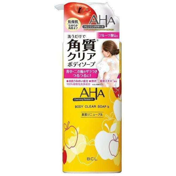 Гель для душа для сухой и чувствительной кожи с фруктовыми кислотами AHA Body Clear Soap, BCL  400 мл