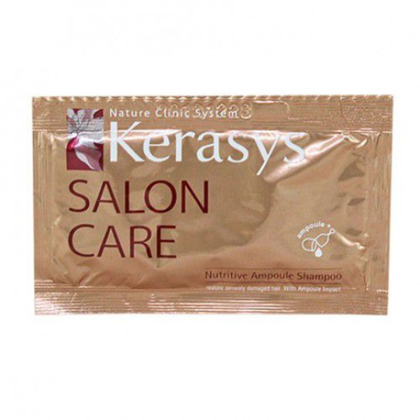 Шампунь для волос Питание Kerasys Salon Care Nutritive Ampoule Shampoo, AEKYUNG   9 г (пробник)