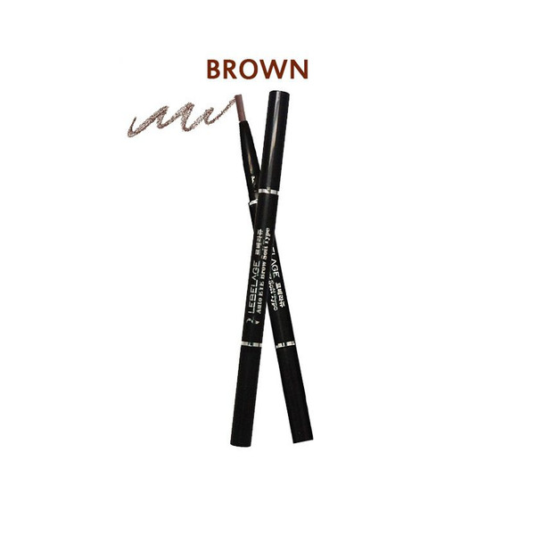 Механический карандаш для бровей с щеточкой Auto Eye Brow Soft Type Brown (коричневый), LEBELAGE   6 г