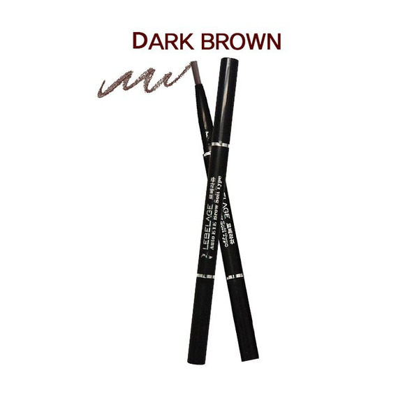 Механический карандаш для бровей с щеточкой Auto Eye Brow Soft Type Dark Brown (темно-коричневый), LEBELAGE   6 г