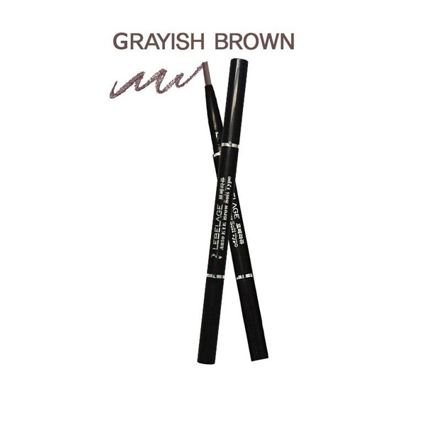 Механический карандаш для бровей с щеточкой Auto Eye Brow Soft Type Grayish Brown (серо-коричневый), LEBELAGE   6 г