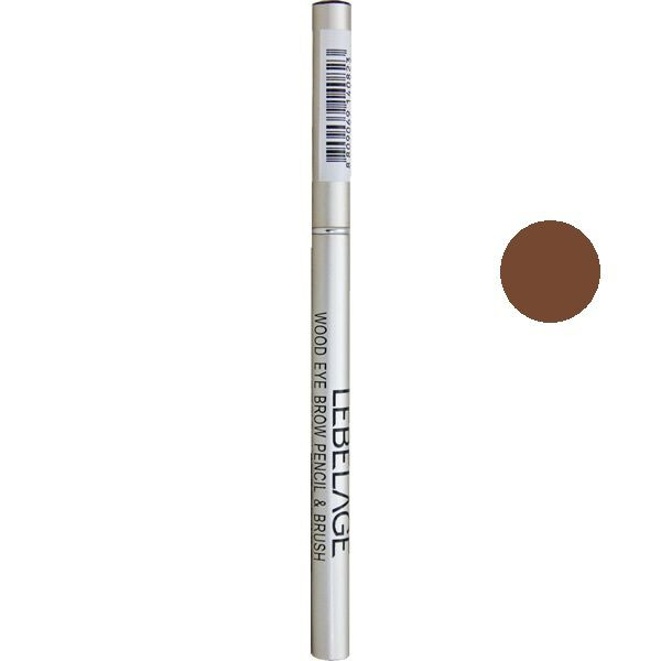 Карандаш для бровей с щеточкой Wood Eyebrow Pencil Brown (коричневый), LEBELAGE   7 г