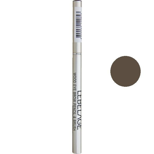 Карандаш для бровей с щеточкой Wood Eyebrow Pencil Grayish Brown (серо-коричневый), LEBELAGE   7 г