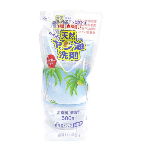 Жидкость для мытья посуды с пальмовым маслом, KANEYO  500 мл (запаска)