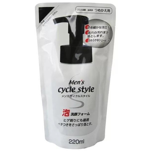 Увлажняющее мужское мыло для лица Cycle Style, DAIICHI  220 мл (запаска)