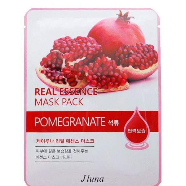 Витаминная тканевая маска для лица с экстрактом граната Pomegranate Real Essence Mask, JLUNA   25 г