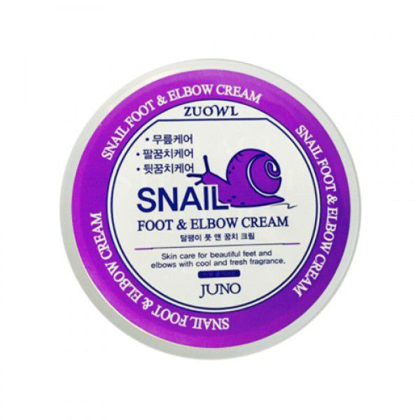 Крем для ног и локтей с экстрактом муцина улитки Zuowl Foot & Elbow Cream Snail, JUNO   100 мл