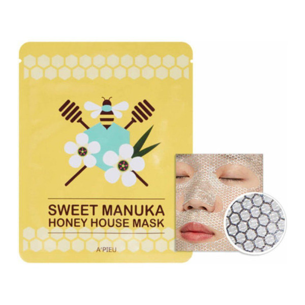 Питательная тканевая маска для лица Sweet Manuka Honey House Mask, APIEU   23 г