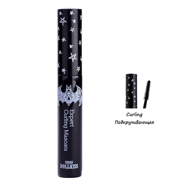 Чёрная тушь для подкручивания ресниц с карнаубским воском Urban Dollkiss Black Devil Expert Curling Mascara, BAVIPHAT   10 мл