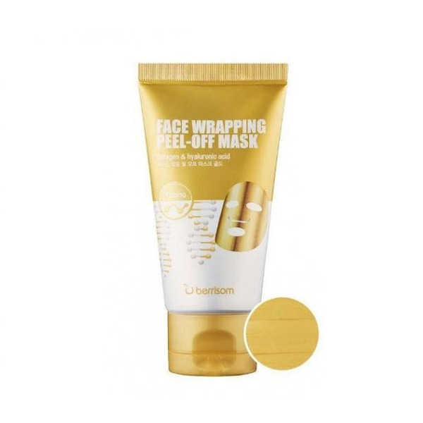 Маска-пленка для лица Face Wrapping Peel Off Pack Gold, BERRISOM   50 мл