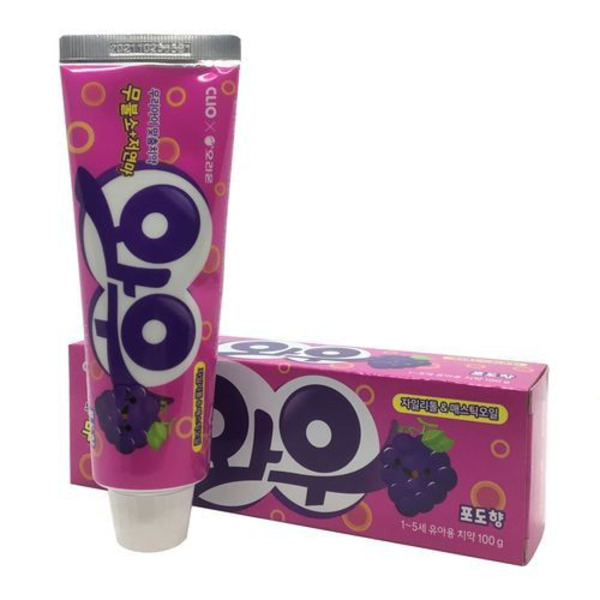 Зубная паста со вкусом винограда Wow Grape Taste Toothpaste, CLIO   100 г