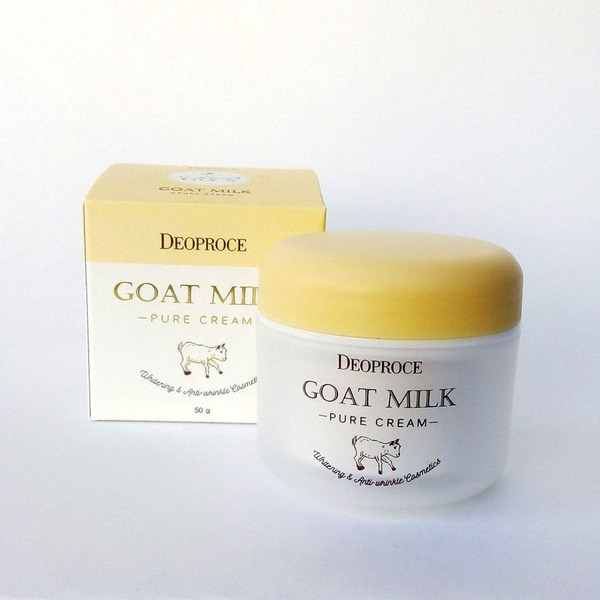 Крем для лица антивозрастной с экстрактом козьего молока Goat Milk Pure Cream, DEOPROCE   50 мл
