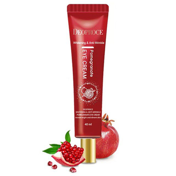 Крем для глаз антивозрастной Whitening and Anti-Wrinkle Pomegranate Eye Cream, DEOPROCE   40 мл