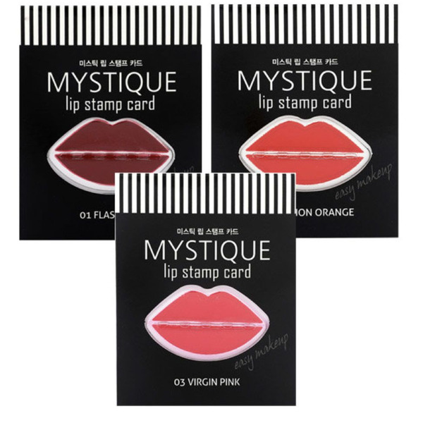 Тинт-блеск для губ Mystique Lip Stamping Card, оттенок Tension Orange, BERRISOM   0,1 г (пробник)