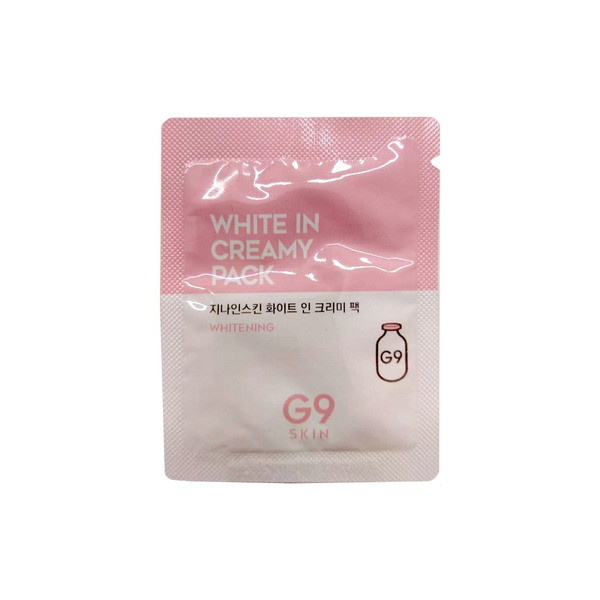 Маска для лица и тела осветляющая G9 White In Creamy Pack, BERRISOM   2 мл (пробник)