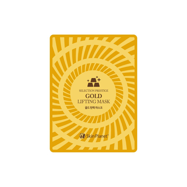 Маска для лица тканевая с золотом Лифтинг-эффект Skin Planet Gold Lifting Mask, MIJIN   25 г