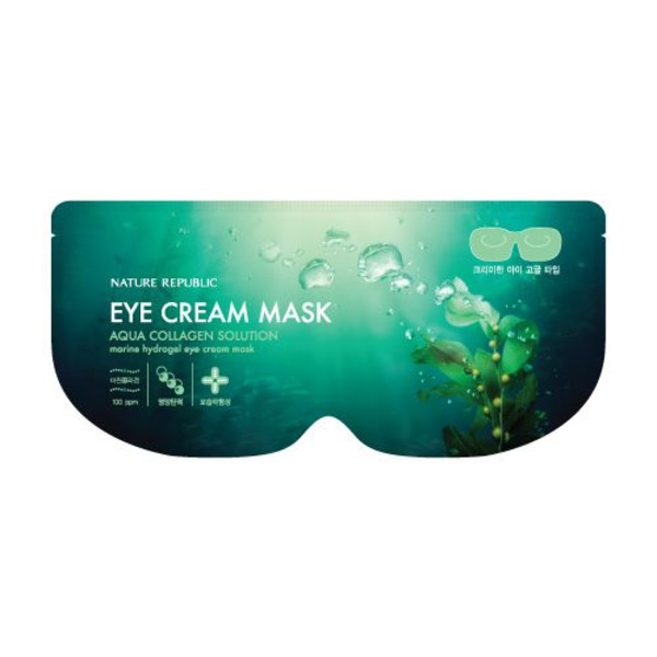 Маска гидрогелевая для глаз Aqua Collagen Solution Marine Hydrogel Eye Cream Mask, NATURE REPUBLIC   1 шт
