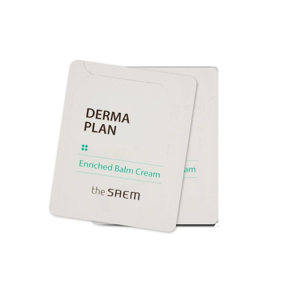 Крем-бальзам увлажняющий для чувствительной кожи Derma Plan Enriched Balm Cream, THE SAEM   1,5 мл (пробник)