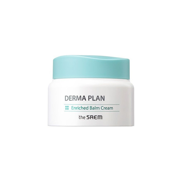Крем-бальзам увлажняющий для чувствительной кожи Derma Plan Enriched Balm Cream, THE SAEM   60 мл
