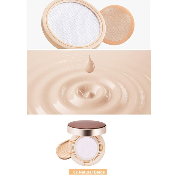 Основа тональная Eco Soul Bounce Cream Foundation, тон 02 Natural Beige, THE SAEM   15 г