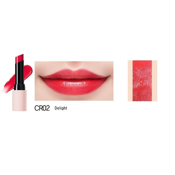 Помада для губ глянцевая Kissholic Lipstick Glam Shine, оттенок CR02 Delight, THE SAEM   4,5 г