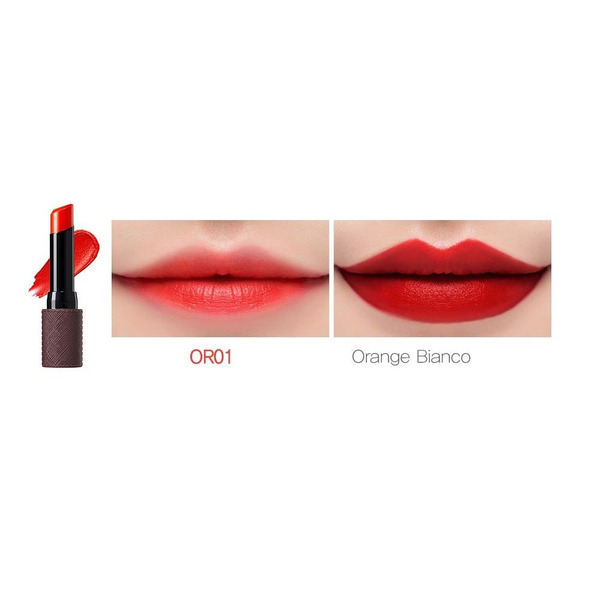 Помада для губ матовая Kissholic Lipstick Extreme Matte, оттенок OR01 Orange Bianco, THE SAEM   3,8 г