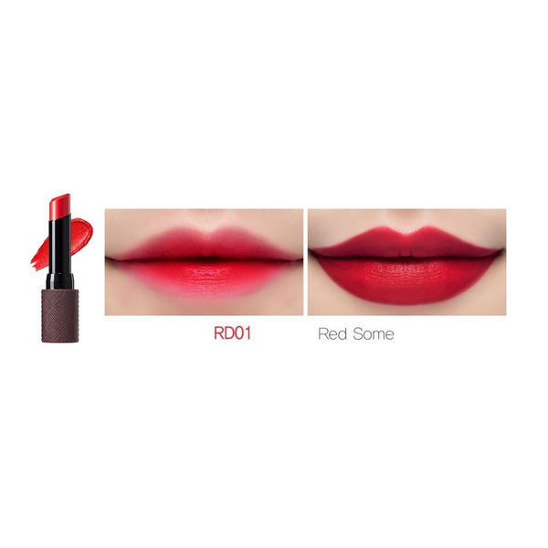 Помада для губ матовая Kissholic Lipstick Extreme Matte, оттенок RD01 Red Some, THE SAEM   3,8 г