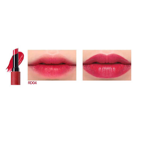 Помада для губ полуматовая Kissholic Lipstick Semi Matte, оттенок RD04 Rose Addict, THE SAEM   4,1 г