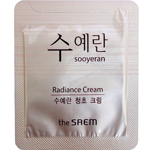 Крем для лица Sooyeran Radiance Cream, THE SAEM   2 мл (пробник)