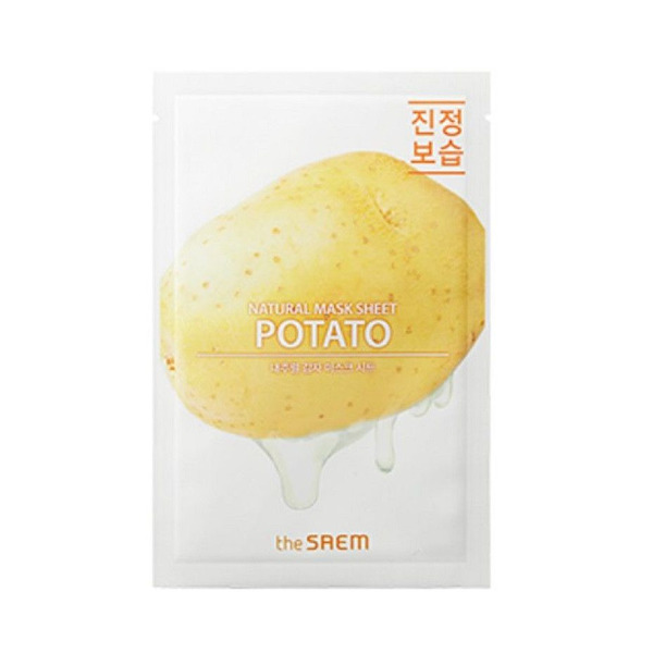 Маска тканевая с экстрактом картофеля Natural Potato Mask Sheet, THE SAEM   21 мл Маска тканевая с экстрактом картофеля Natural Potato Mask Sheet, THE SAEM   21 мл