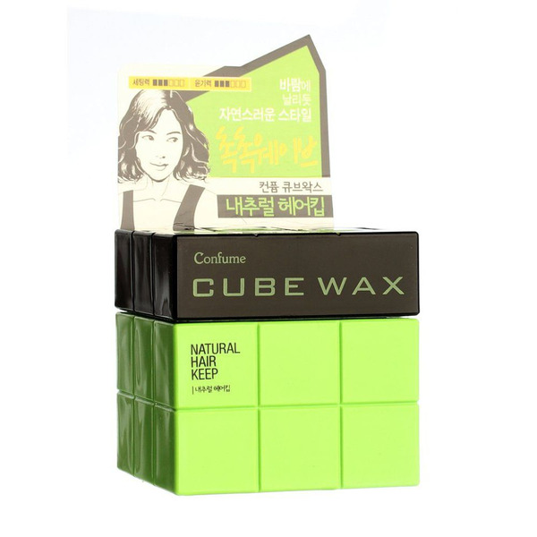 Воск для укладки волос Confume Cube Wax Natural Hair Keep, WELCOS   80 г