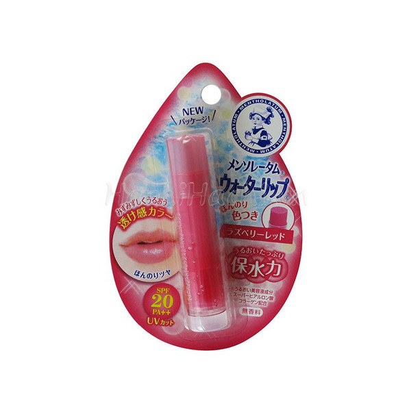 Увлажняющая гигиеническая губная помада-бальзам для губ ROHTO (с легким малиново-красным оттенком)  4.5 г
