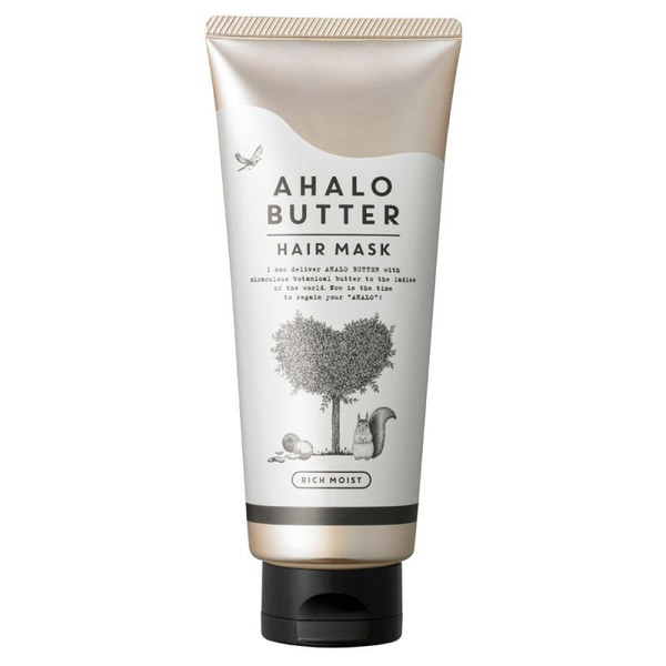 Глубоко восстанавливающая маска для волос с тропическими маслами, медом и экстрактом ягод Асаи AHALO BUTTER (без сульфатов) 200 г