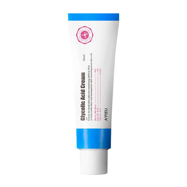 Крем для лица с АНА и ВНА кислотами Glycolic Acid Cream, APIEU   50 мл