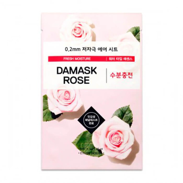 Маска тканевая с экстрактом дамасской розы 0.2 Therapy Air Mask Damask Rose, ETUDE HOUSE   20 мл