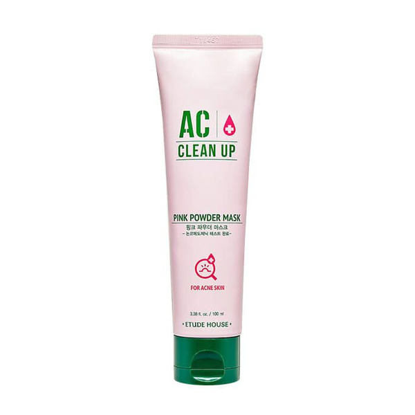 Маска с розовой глиной для проблемной кожи AC Clean Up Pink Powder Mask, ETUDE HOUSE   100 мл