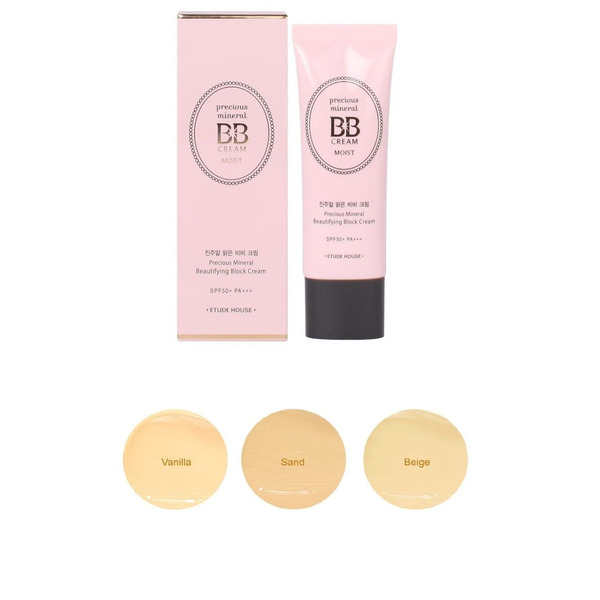 BB-крем Precious Mineral BB Cream Moist, тон Vanilla, SPF50+/PA+++, ETUDE HOUSE   45 г